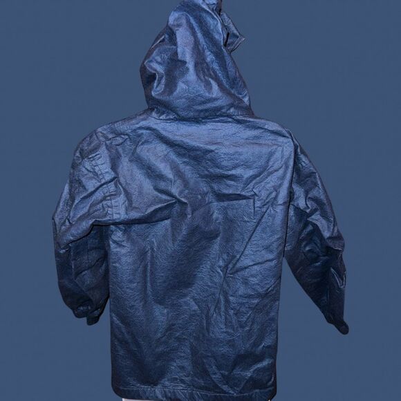 Youth FROGG TOGGS Polliwogs Blueberry Ultra-lite Waterproof Rain Coat Size M - Picture 4 of 5